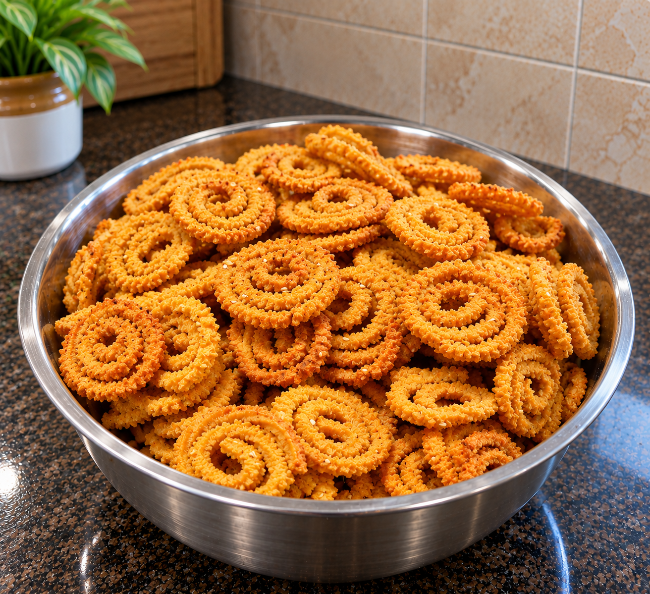 P/M Butter Chakari (200g) — Fresh Gujarati farsan in 100% pure groundnut oil